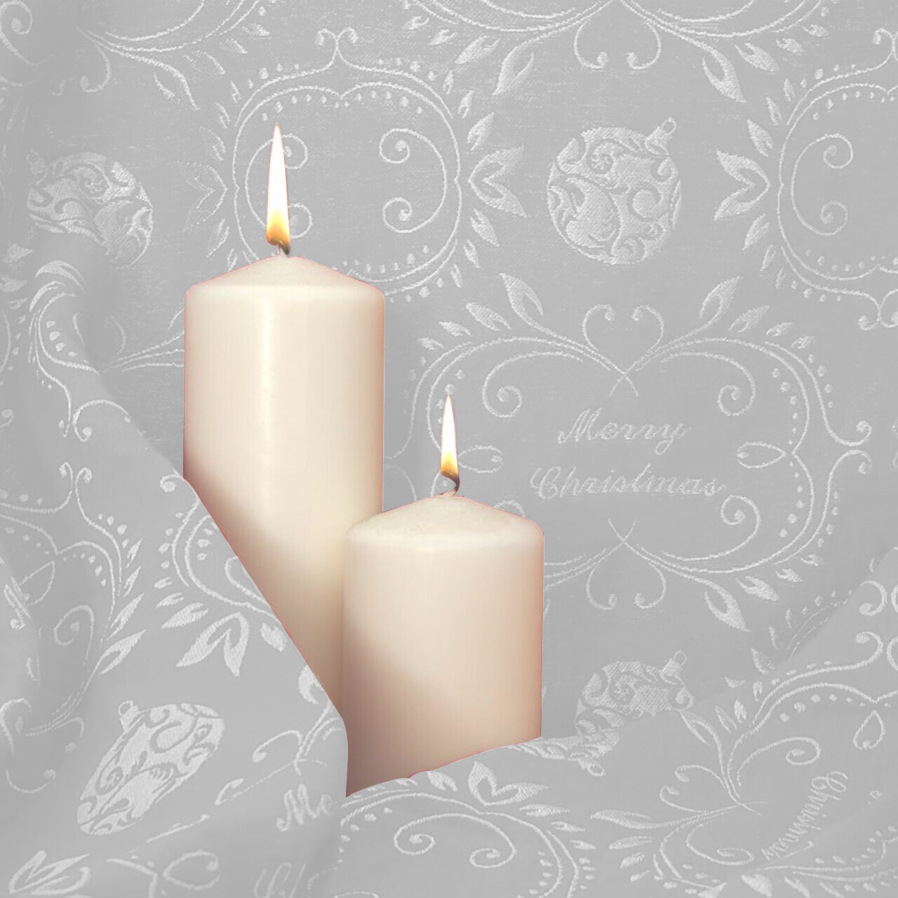 Fata de masa, Bedora Xmas Silver, 160 x 320 cm, jacquard - imagine 3